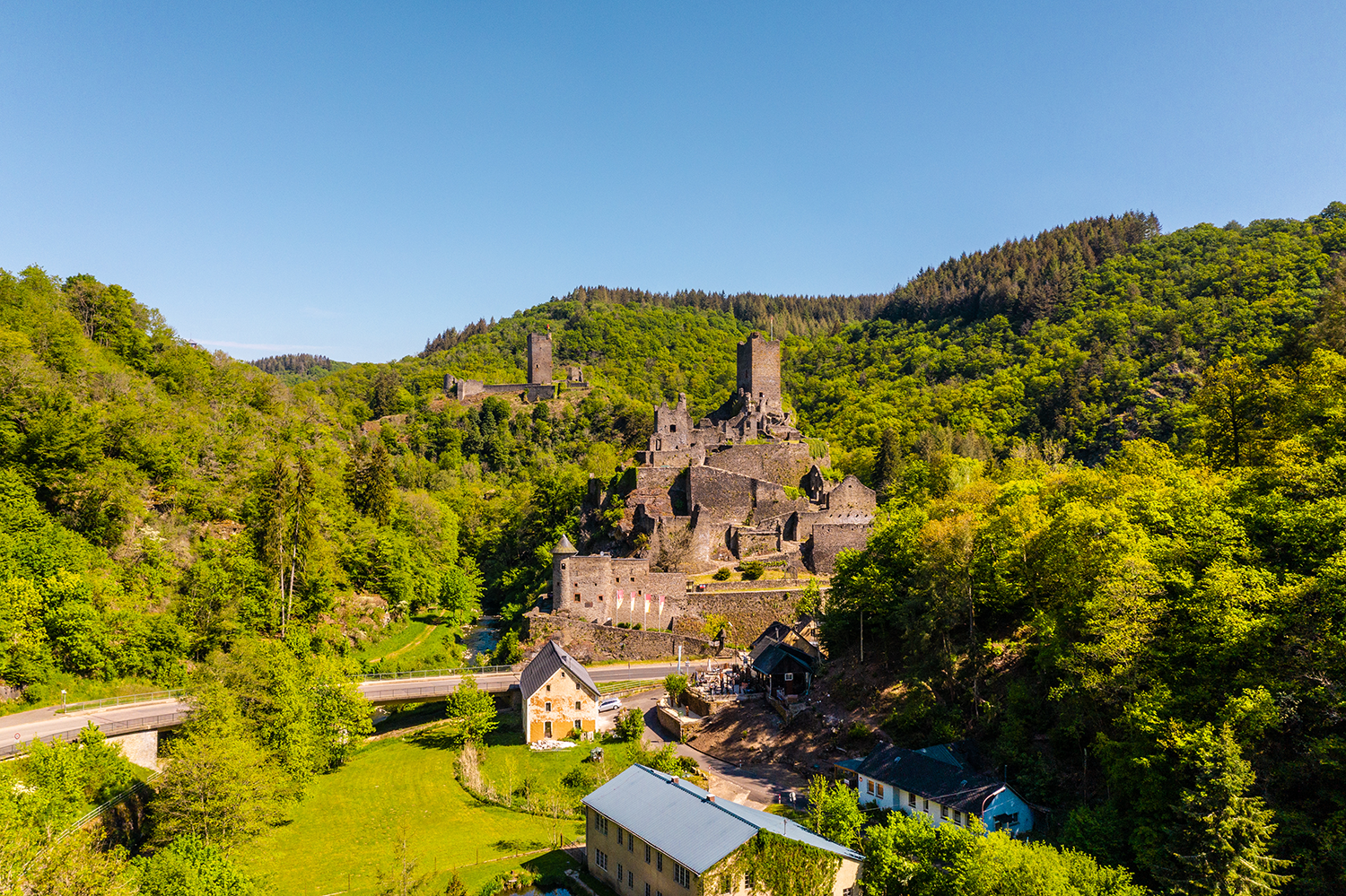 Manderscheider Burgen Im Sommer
